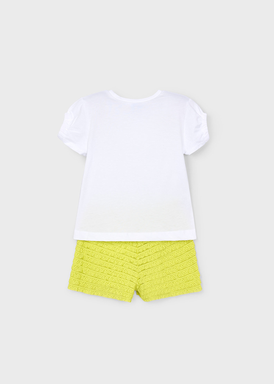 Conjunto short fantasía y playera niña