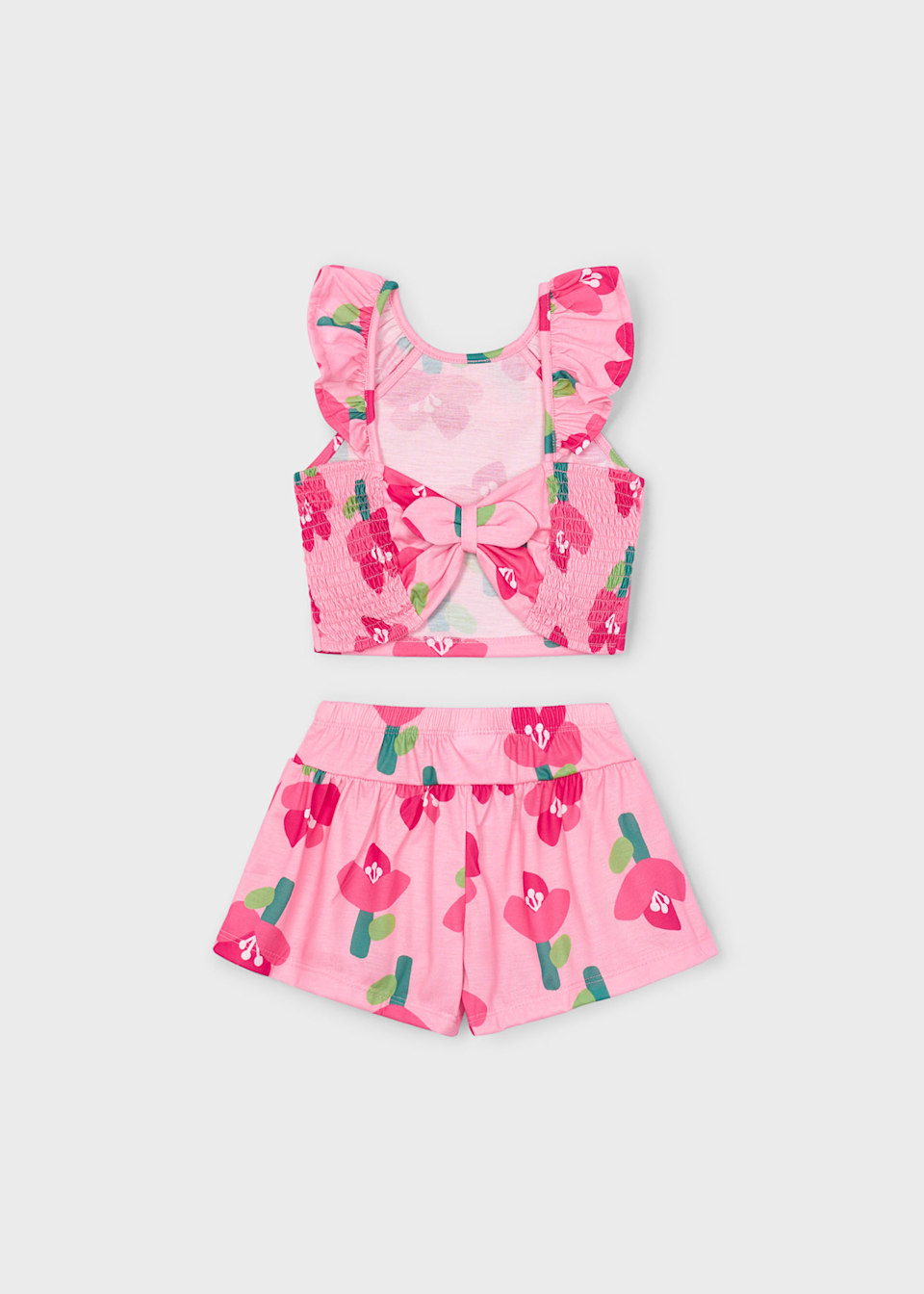 Girl flower print set