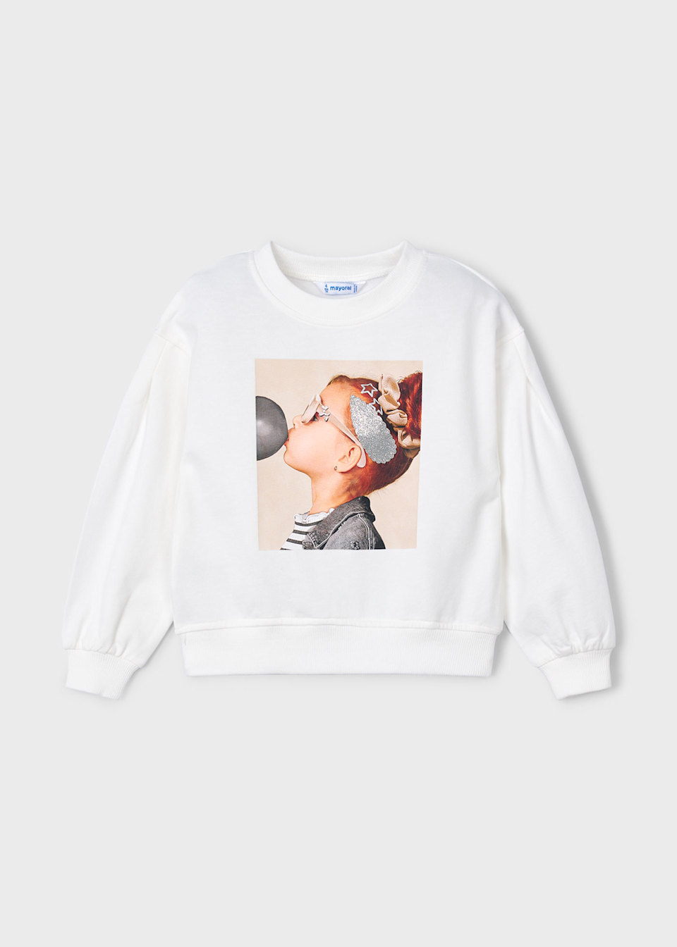 Bluza ze spinką dla dziewczynki
