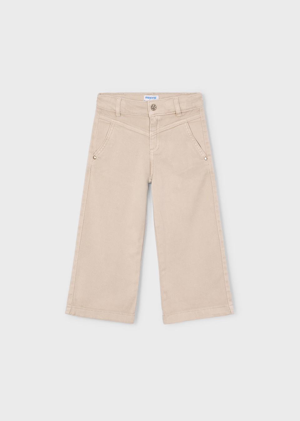 Girl wide fit twill trousers