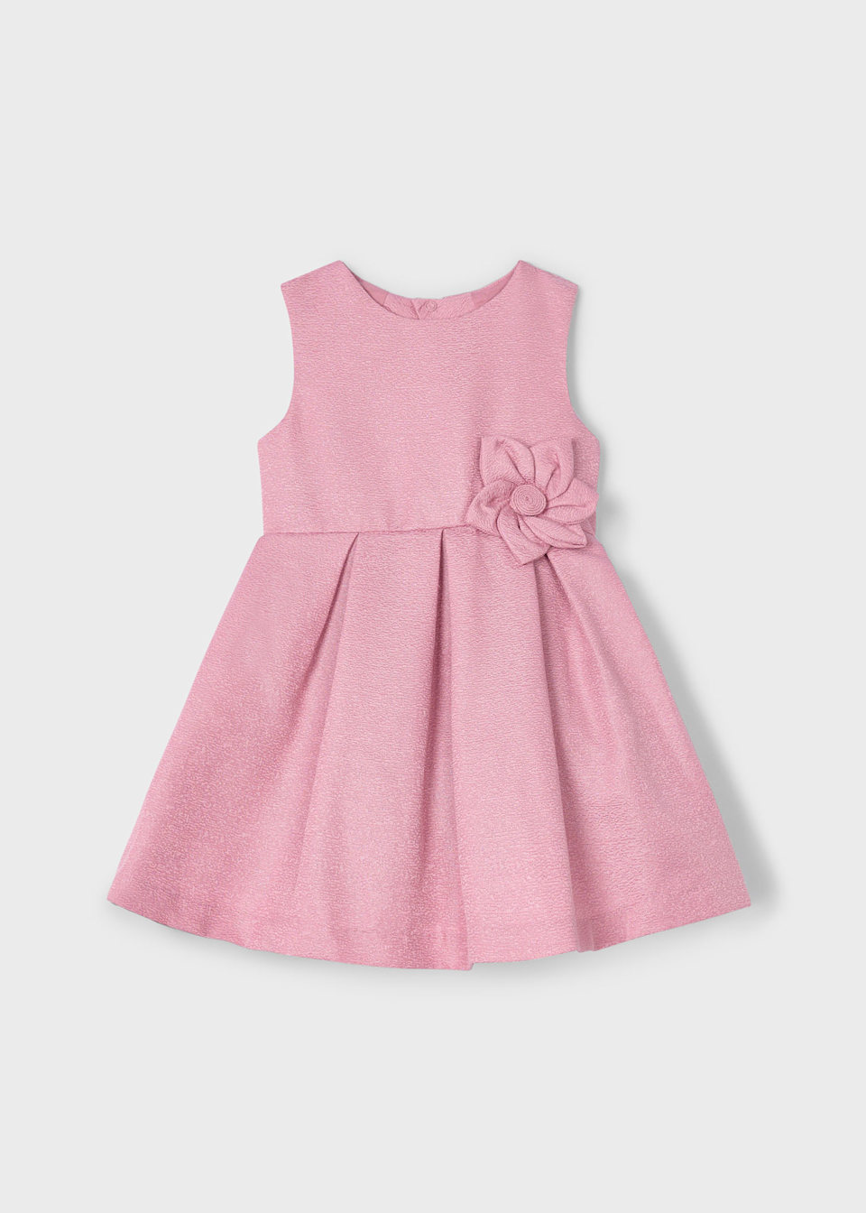 Vestido estructura satinado niña