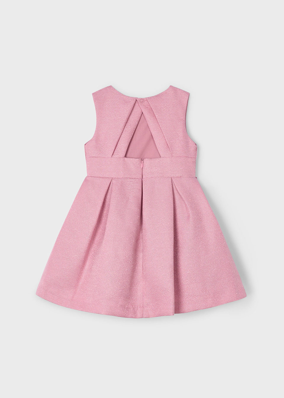 Vestido estructura satinado niña