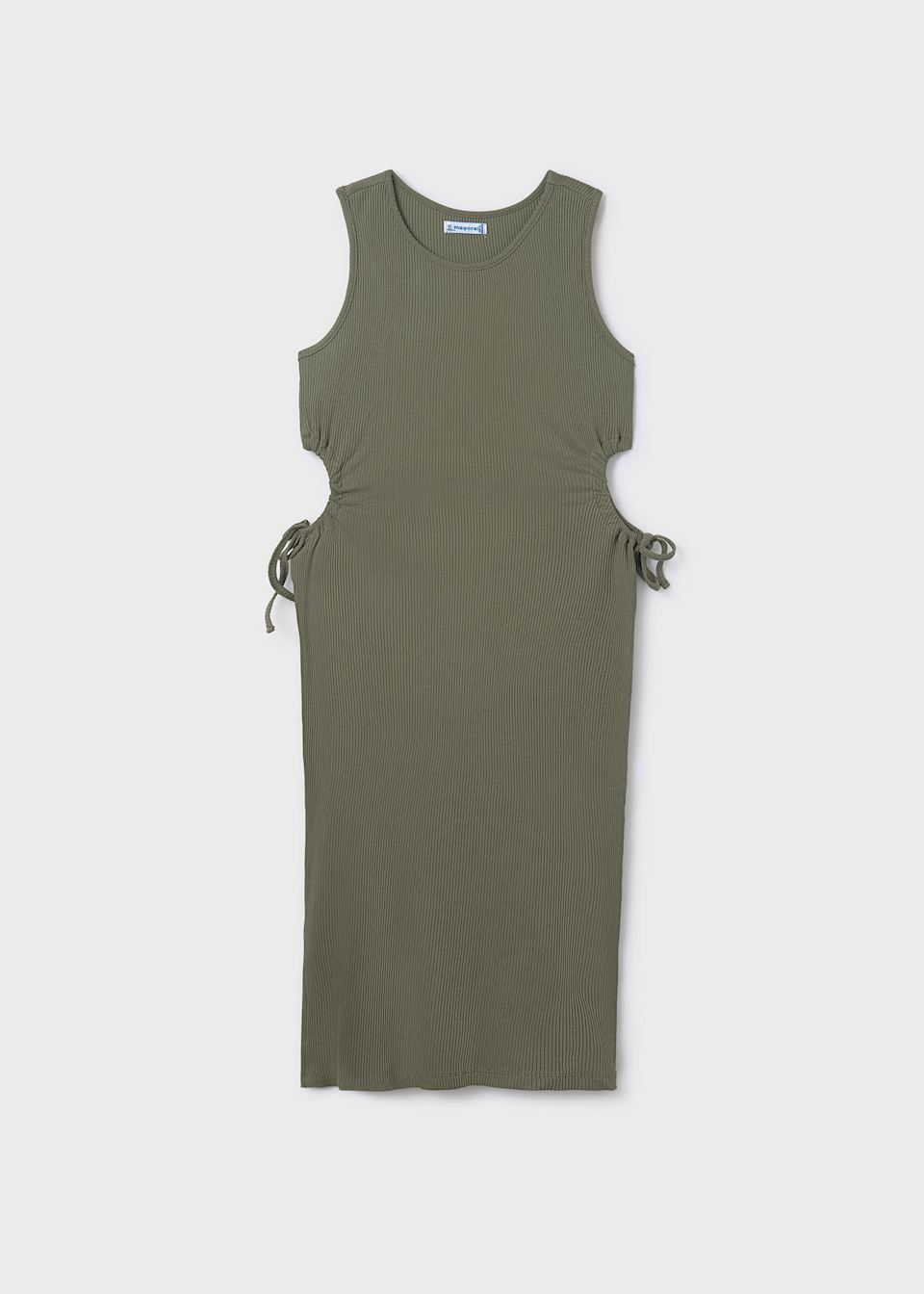 Robe midi côtelée fille
