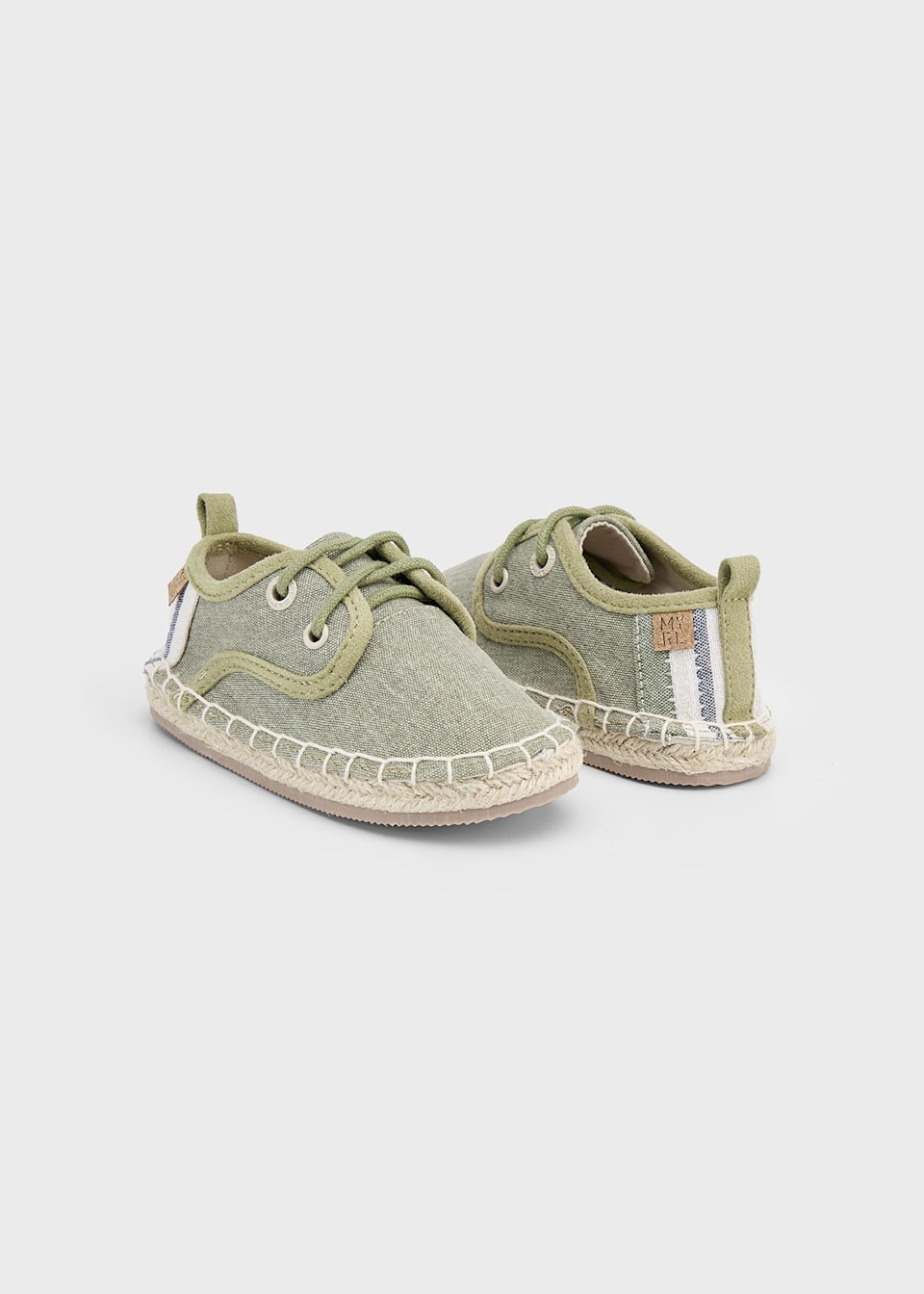 Espadrile cu sireturi bebe