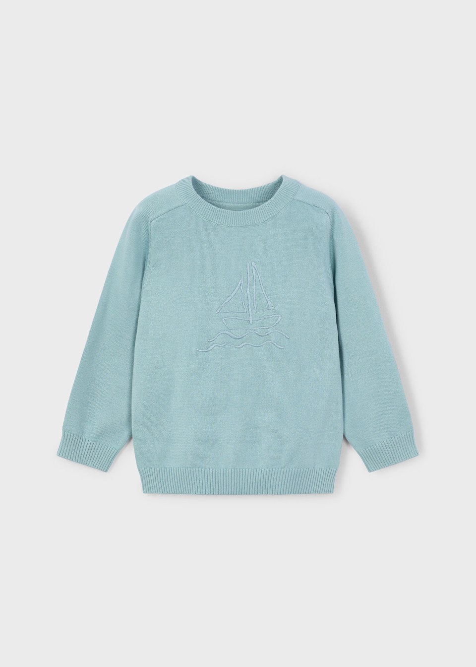 Sweter z haftem dla chłopca