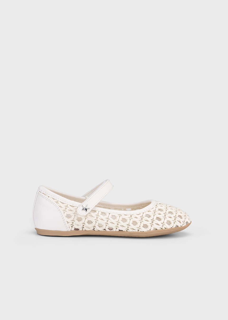 Girl openwork Mary Janes