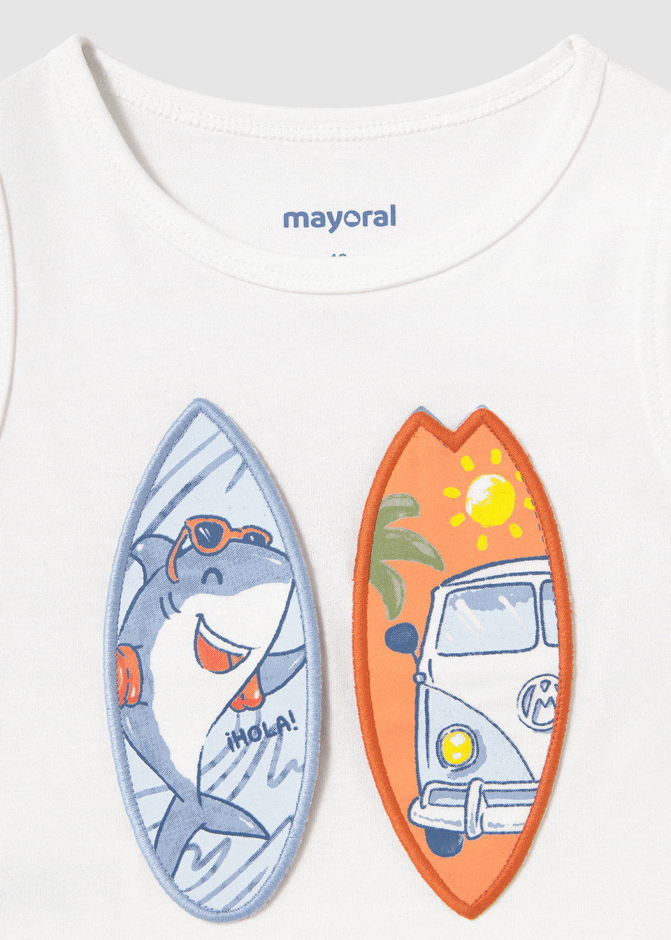 Tricou fara maneci interactiv bebe