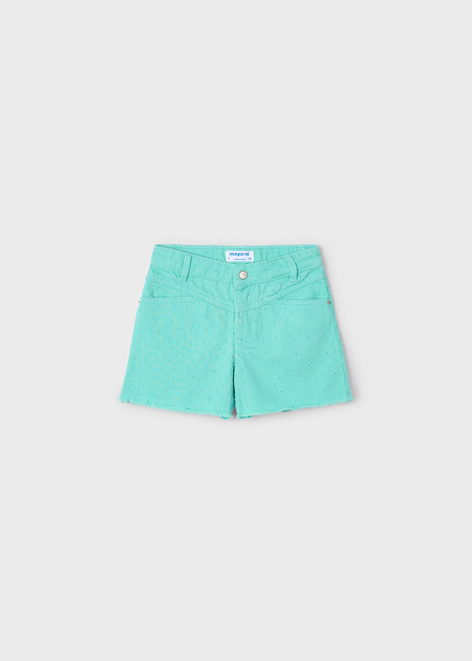 Short bajo deshilachado niña