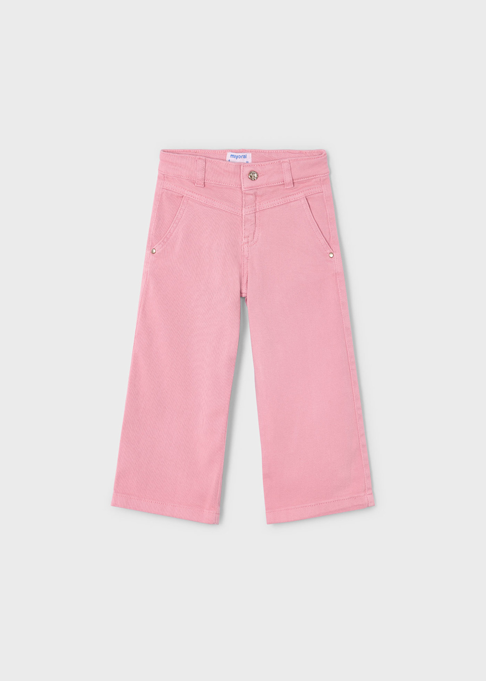 Girl wide fit twill trousers