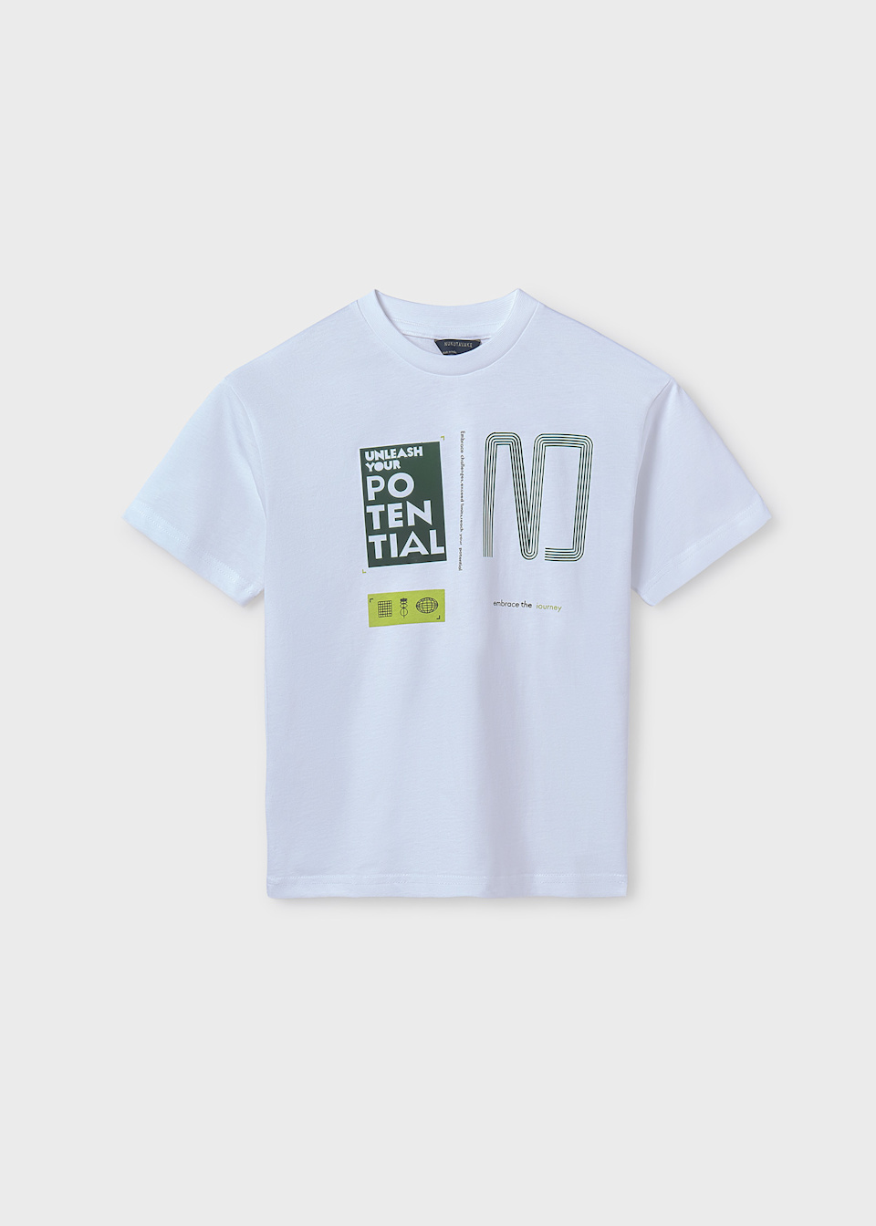 Tricou grafica cu schimbare de culoare baiat