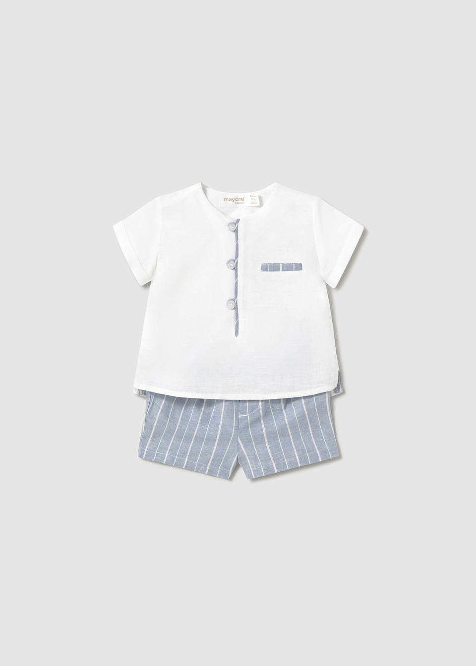 Newborn boy shorts and t-shirt set