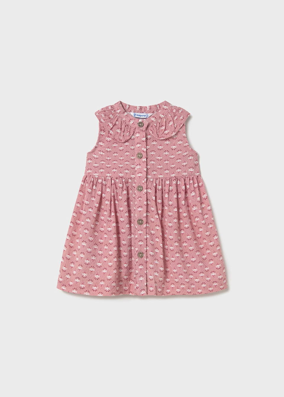 Kleid gemustert mit Knöpfen Baby