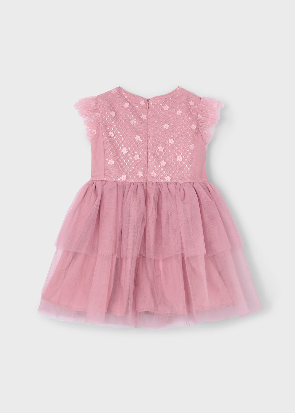 Vestido tul lentejuelas niña