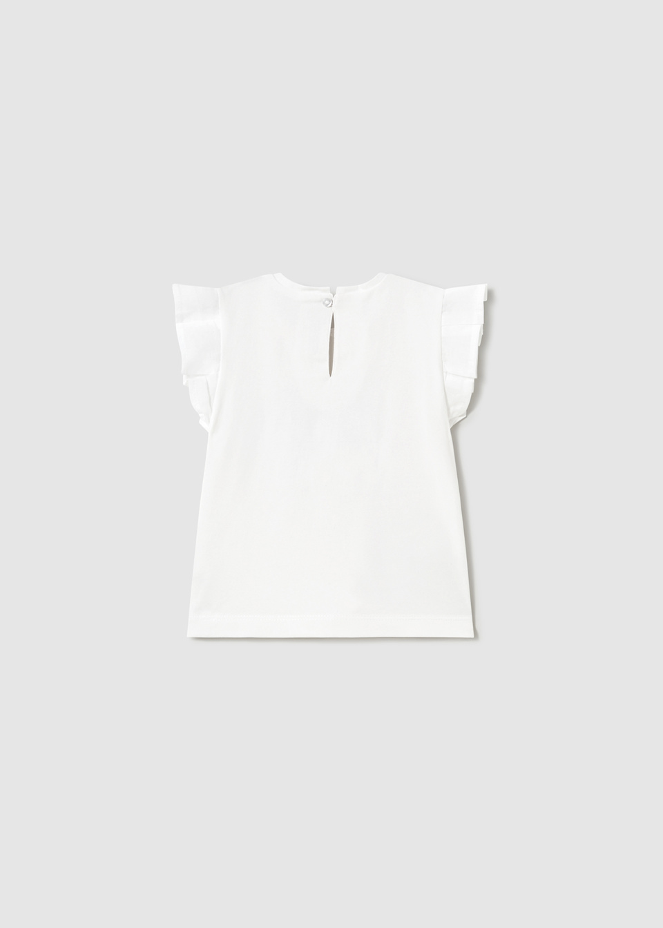 T-shirt à manches volantées bébé