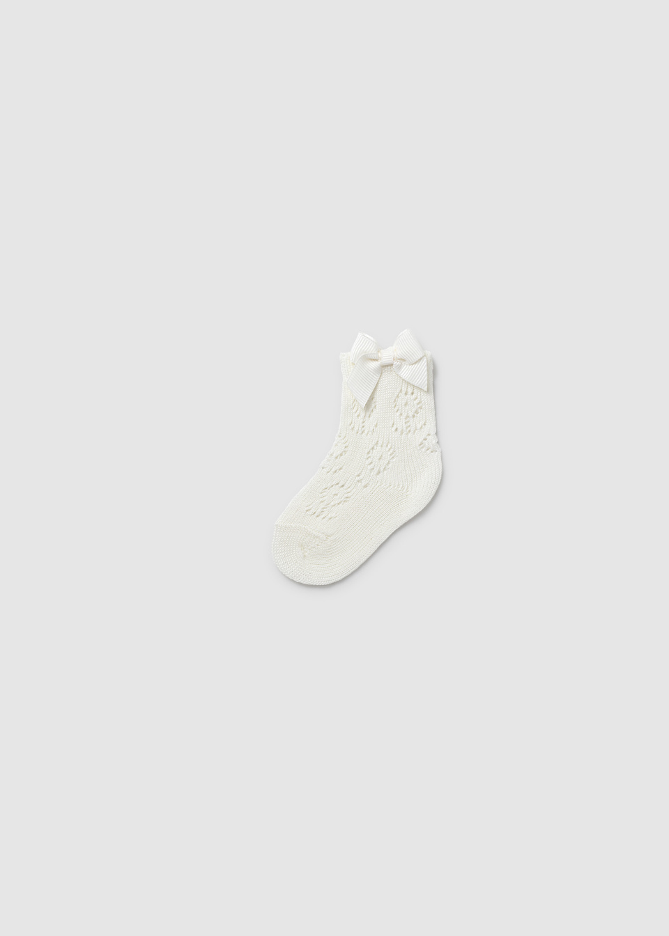 Newborn girl openwork socks