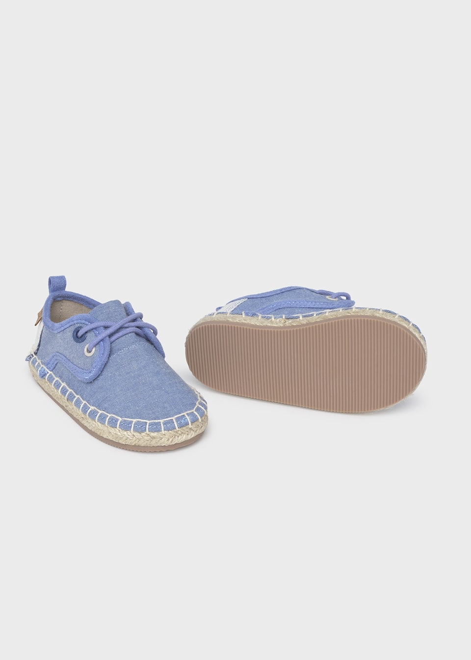 Espadrile cu sireturi bebe