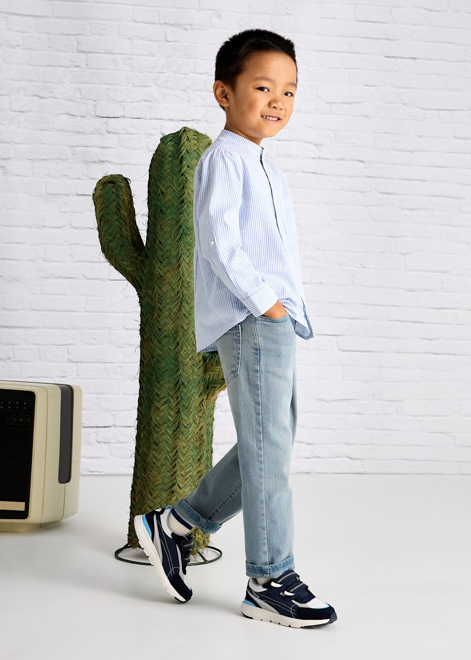 Pantaloni denim drepti baiat