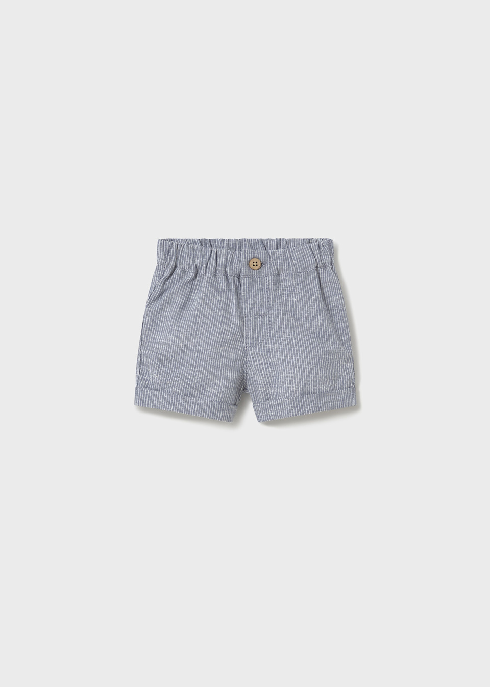 Newborn boy linen shorts