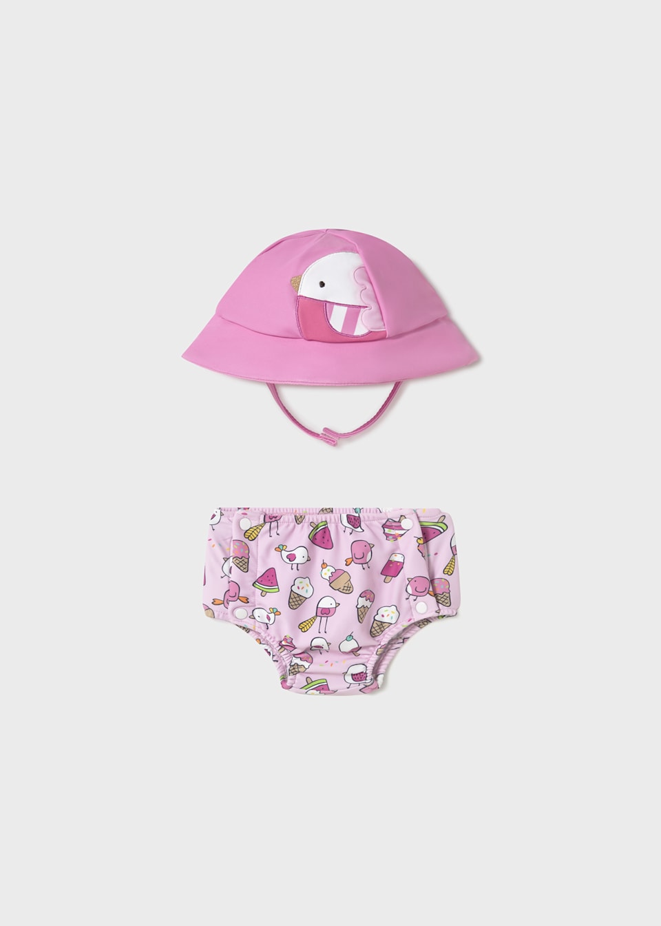 Newborn boy swim shorts with solar protection