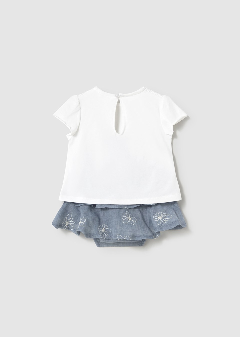 Newborn girl skirt and top set