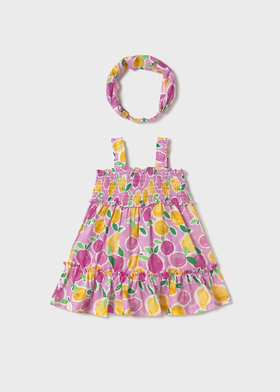 Baby dress with headband