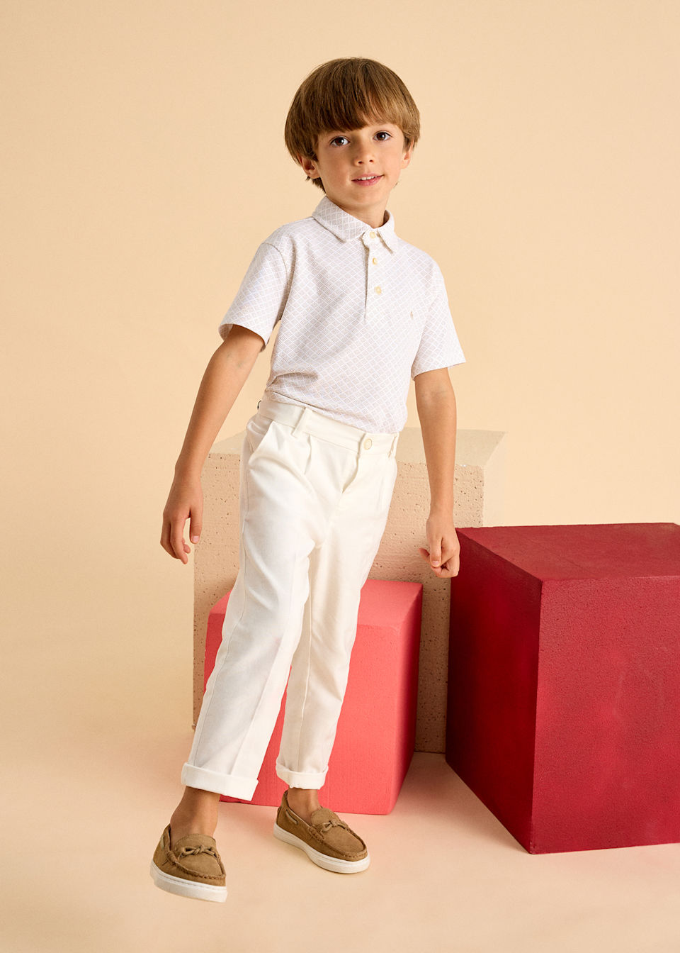 Boy formal linen trousers