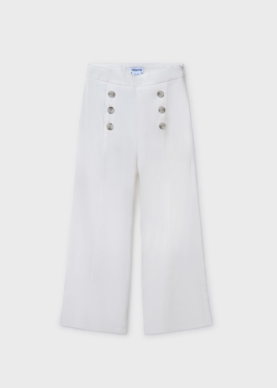 Girl button detail trousers