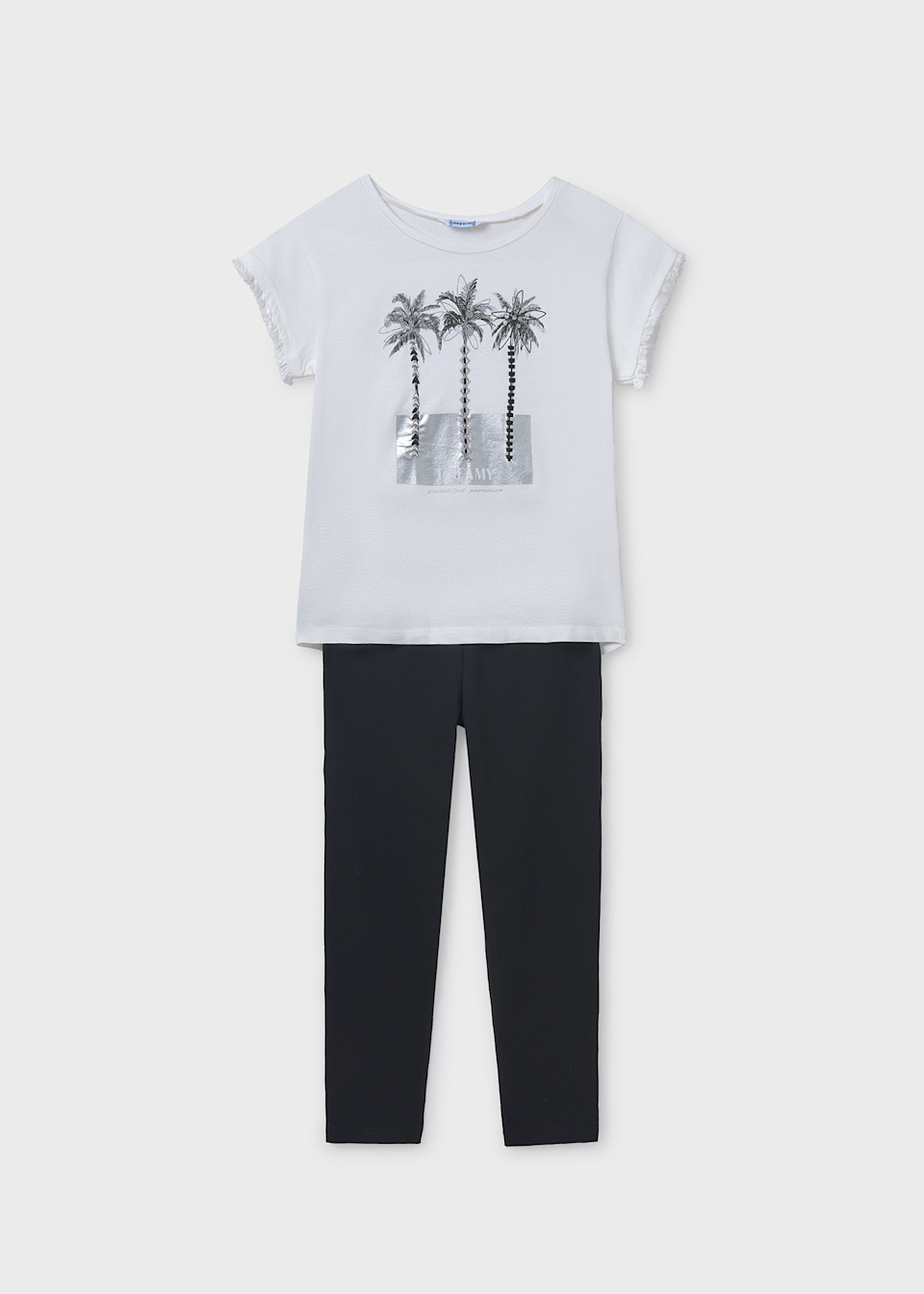 Conjunto legging y playera chica