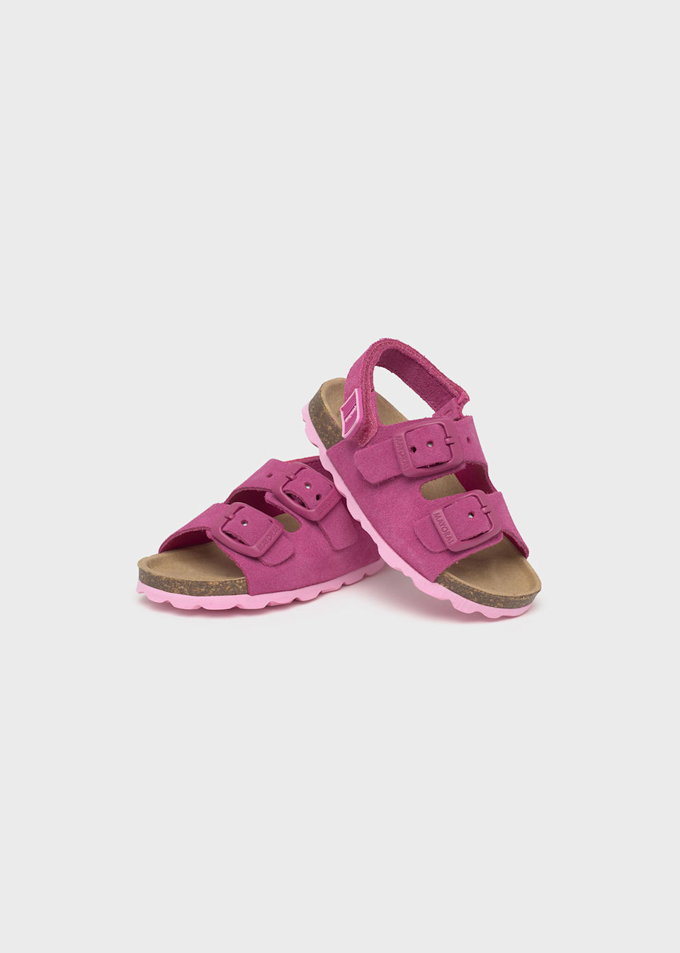 Sandales à boucle en cuir bébé