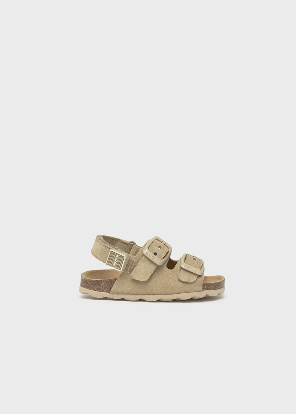 Baby leather buckle sandals