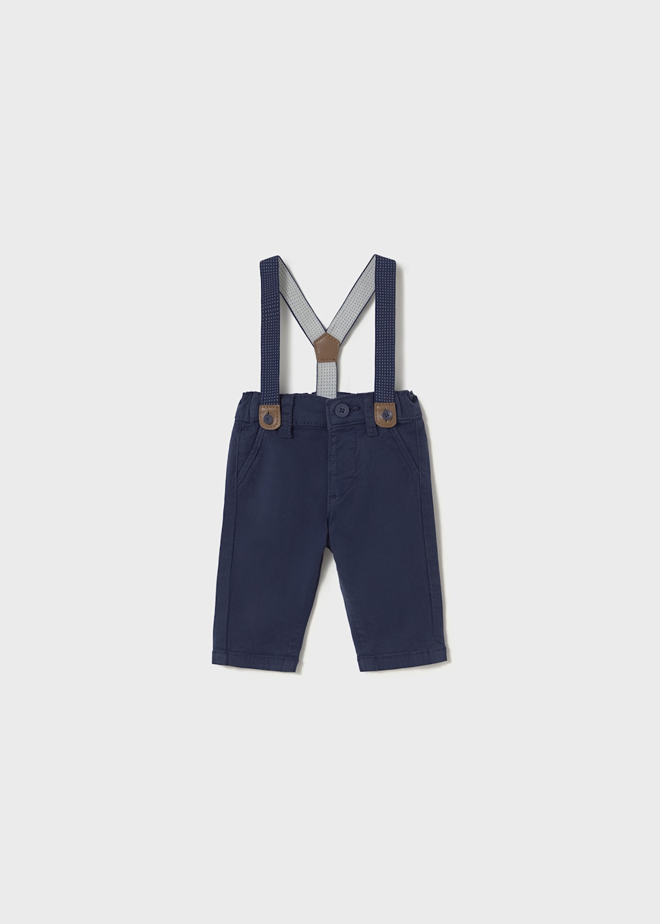 Pantaloni lungi cu bretele nou-nascut