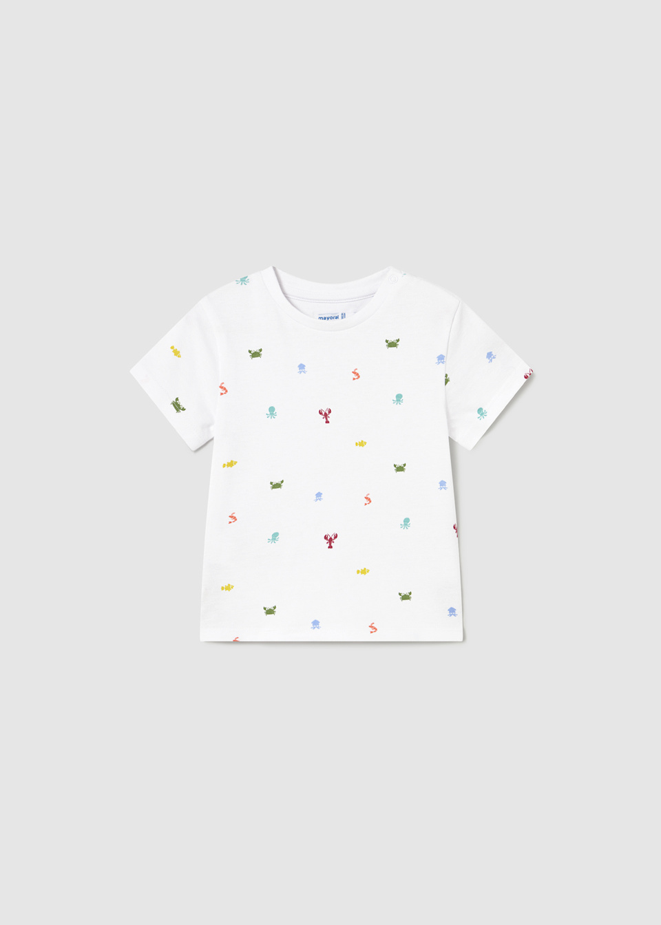 T-shirt en piqué imprimé bébé