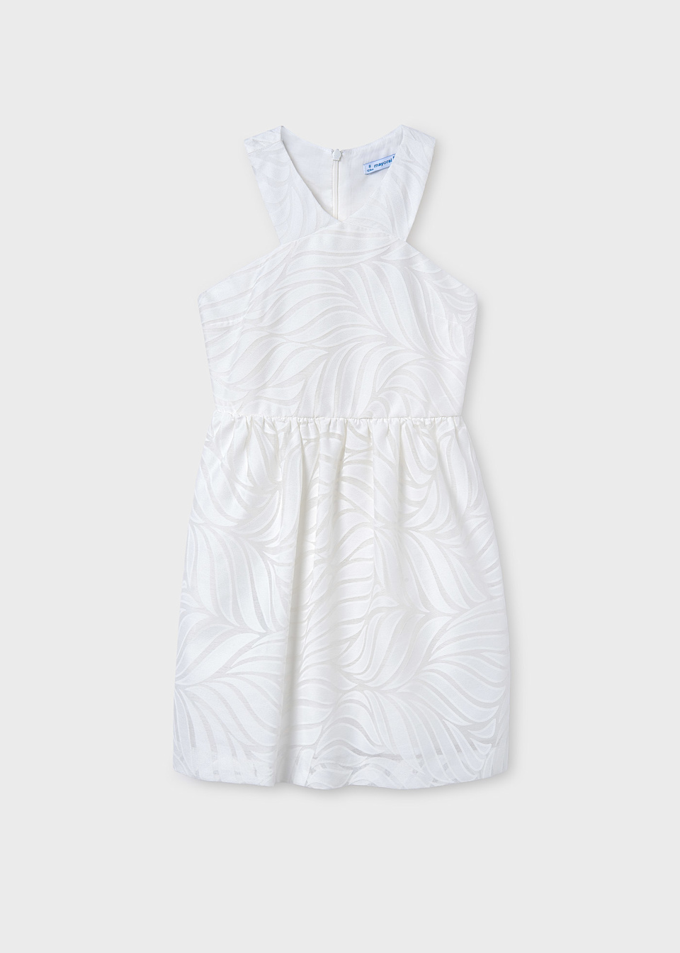 Vestido tirantes cruzados devoré chica