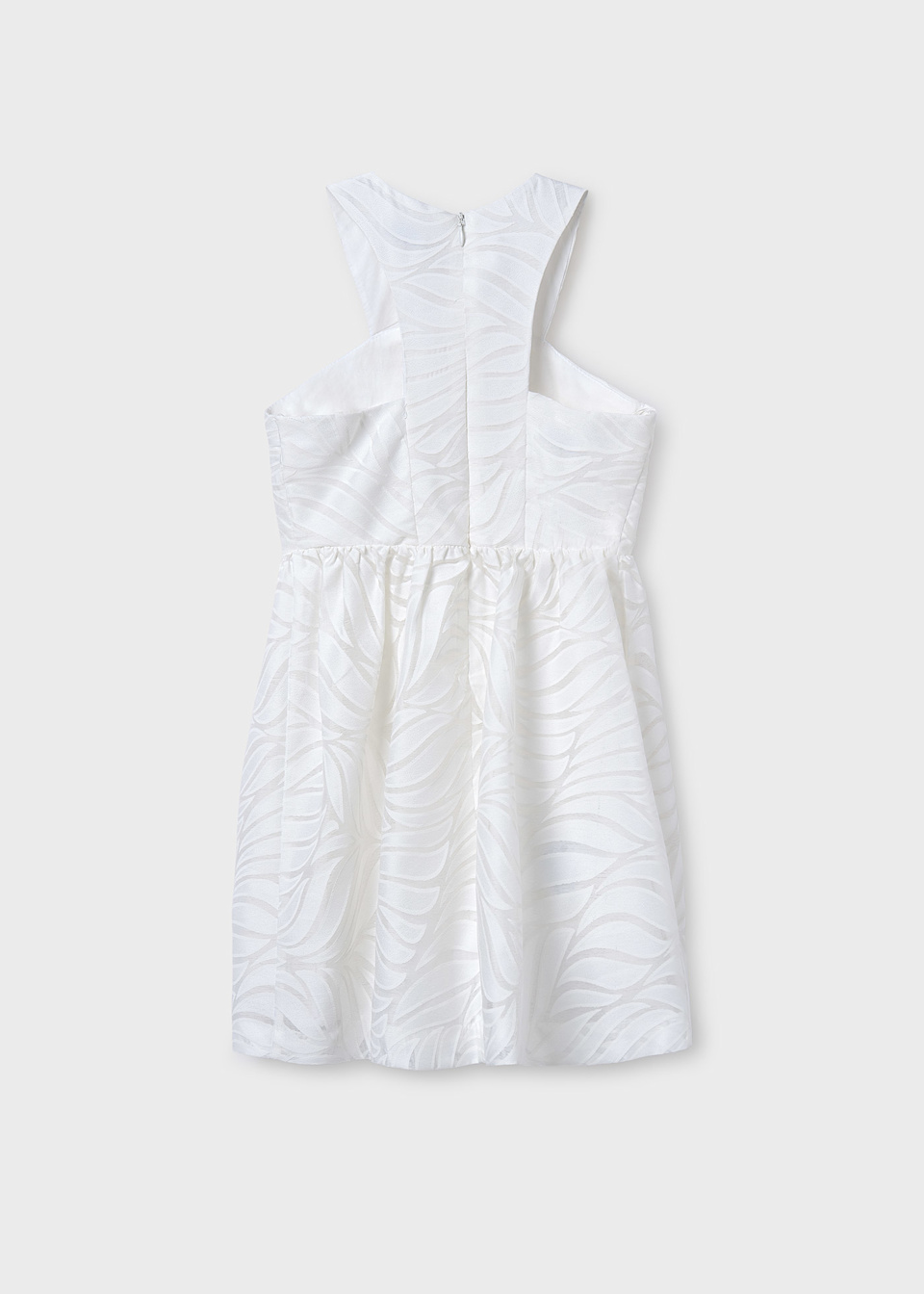 Vestido tirantes cruzados devoré chica