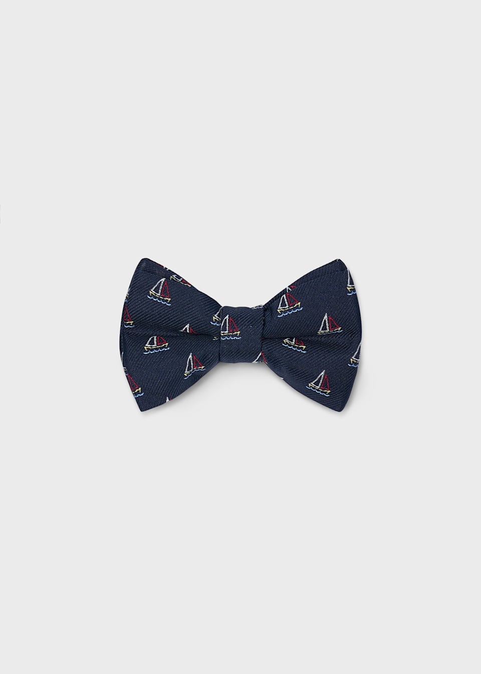 Boy boat print bow tie