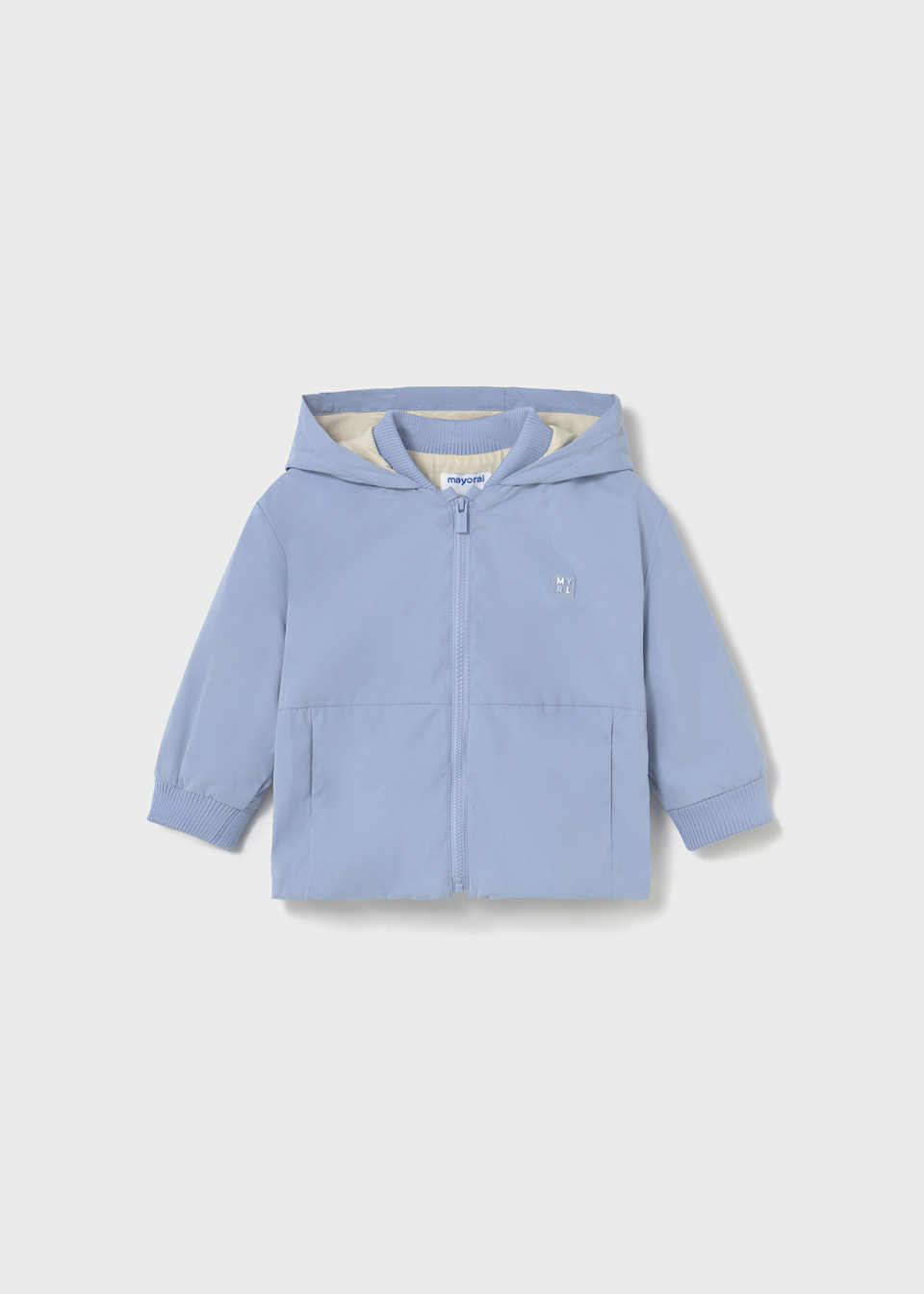 Veste coupe-vent unicolore bébé
