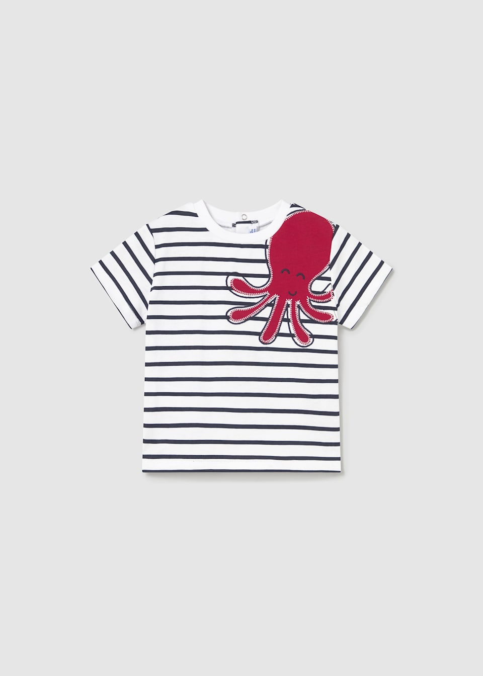 T-shirt rayé à applique bébé