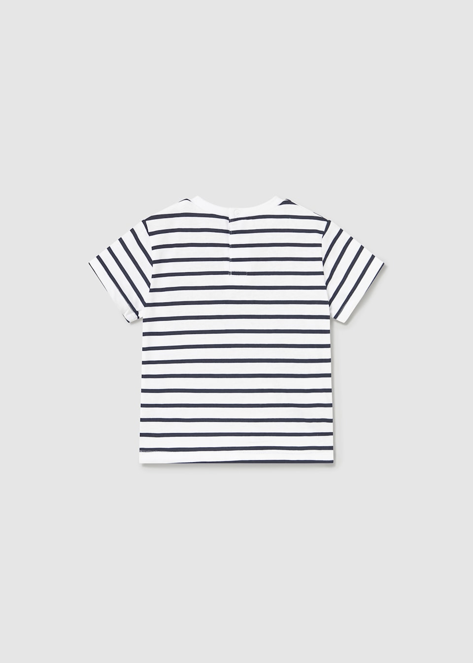 T-shirt rayé à applique bébé