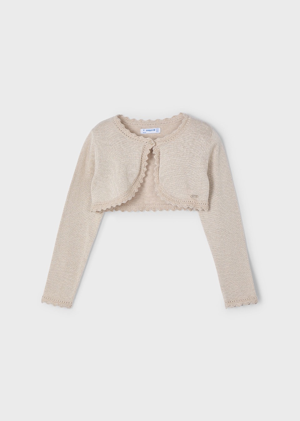 Torera bolero básica tricot niña