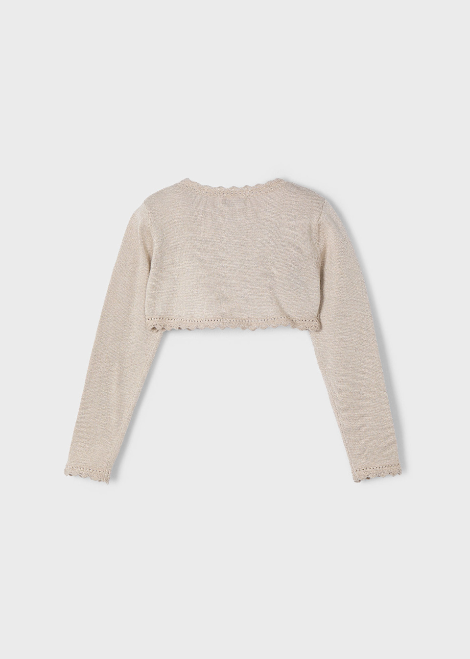 Torera bolero básica tricot niña
