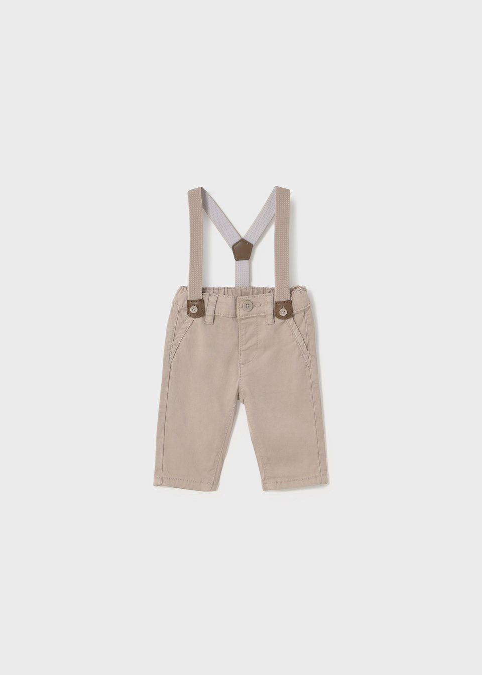 Pantaloni lungi cu bretele nou-nascut