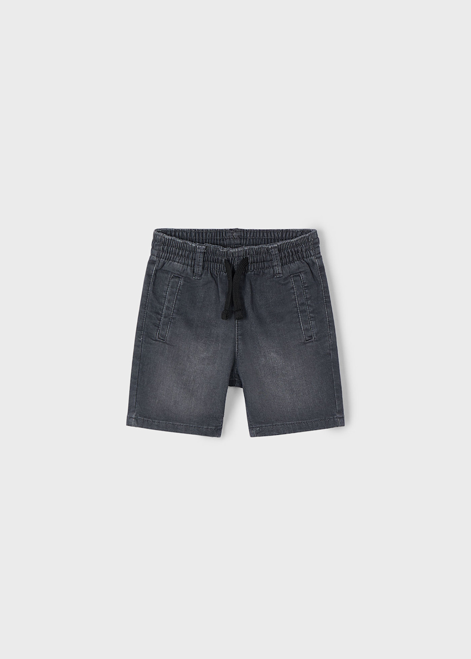 Bermude denim talie elastica baiat