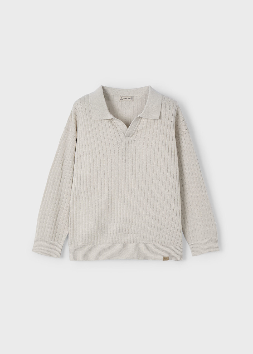 Sweter z kołnierzykiem polo dla chłopca