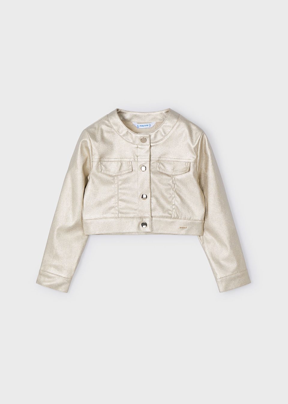 Girl metallic jacket