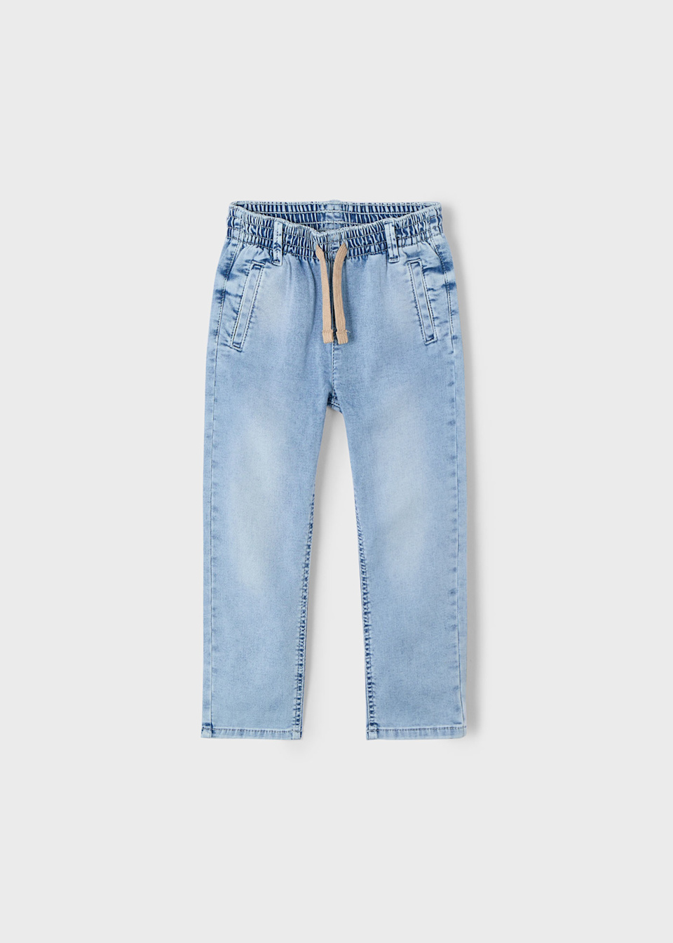 Pantalón de mezclilla cordón niño