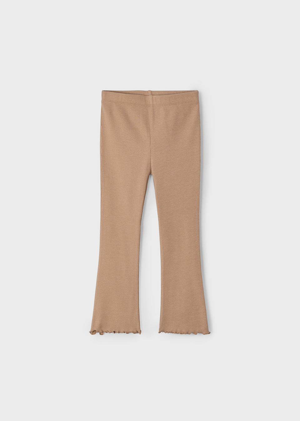 Legginsy rozszerzane w prążki dla dziewczynki