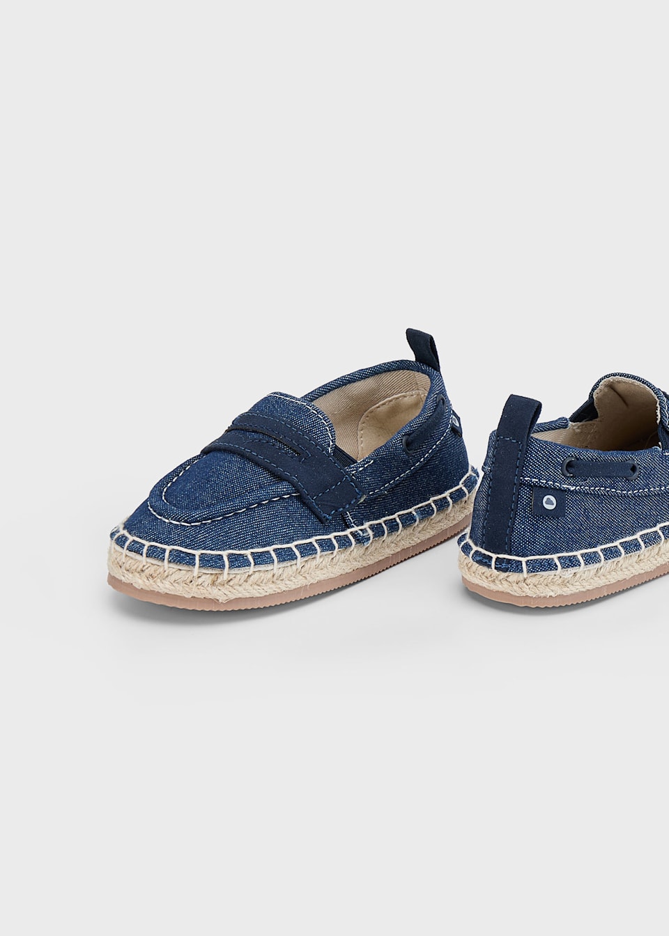 Espadrile tip mocasini bebe