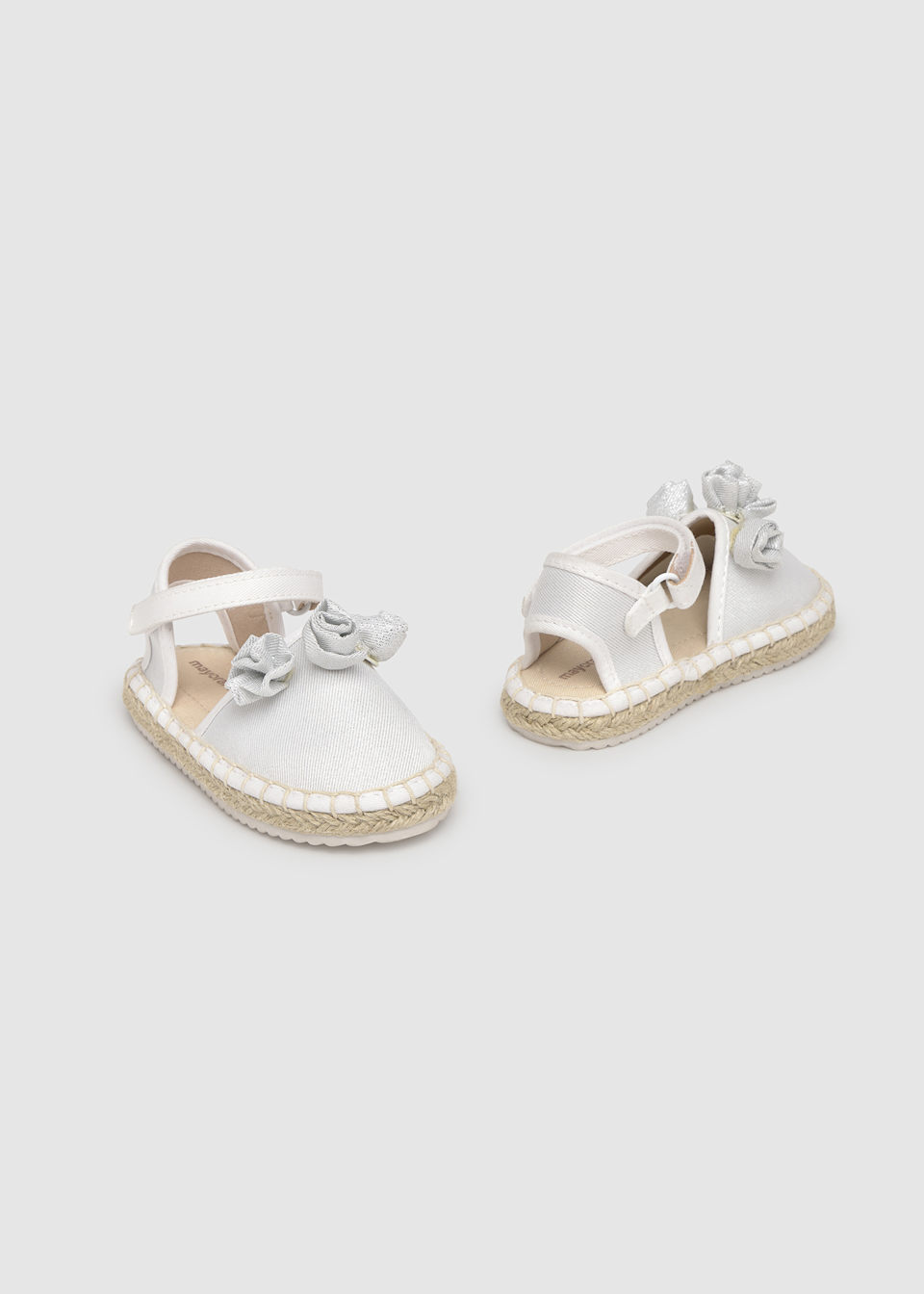Espadrile flori bebe