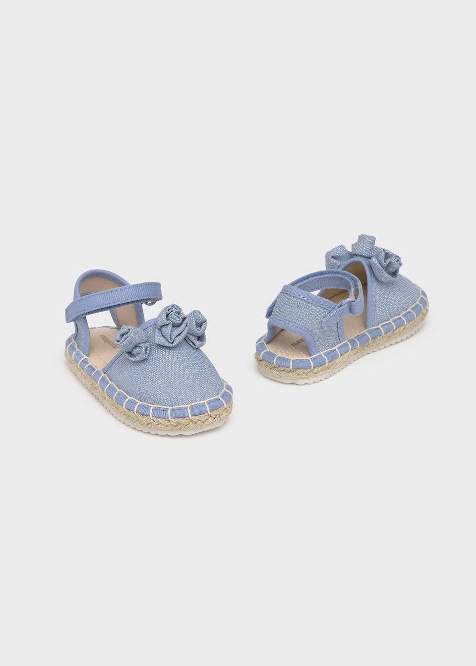 Espadrile flori bebe