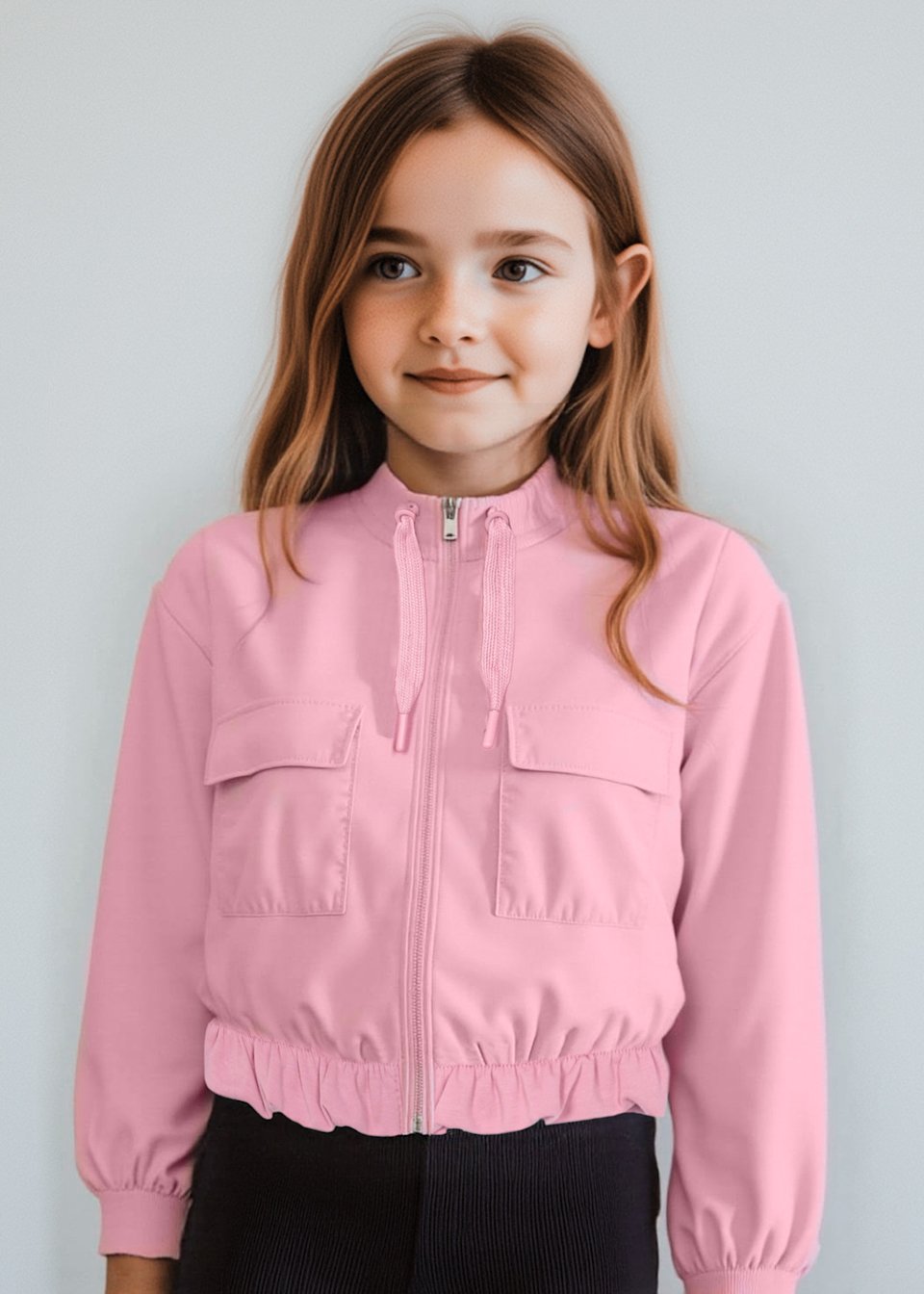 Bluza kontrast dla dziewczynki